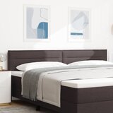 vidaXL Naslon za glavu Linijski dizajn tamno smeđa 200 cm tkanina | shoptok.hr