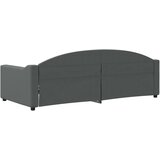  Dnevni krevet tamnosivi 90 x 200 cm od tkanine | shoptok.hr