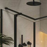 Ravak X14V70300Z1 Roll RORV2 90 x 90 kvadratna tuš kabina črna | Shoptok.si