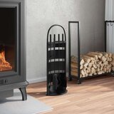  Komplet orodja za kamin 5 kosov 23x15x66 cm jeklo | Shoptok.si