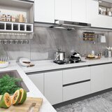 vidaXL Samolepilna folija za pohištvo 2 kosa bela 500x90 cm PVC Cene