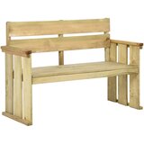 vidaXL vrtna klop 121 cm impregnirana borovina Cene