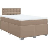 vidaXL krevet s oprugama i madrac cappuccino 120x200cm od umjetne kože | shoptok.hr
