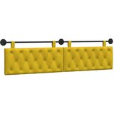  Držeće uzglavlje Zidne Žuta 210 x 55 x 7 cm Baršun - Žuta 200 cm bez LED | shoptok.hr