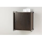 Venture Home zidna polica s ormarićem Paris 35 &amp;times; 68 &amp;times; 60 cm, mocca Slike