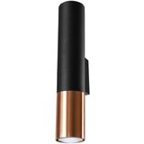  Stenska svetilka LOOPEZ črna/medena, (21347356) | Shoptok.si