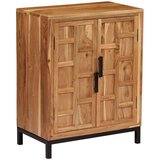 vidaXL Komoda iz trdnega akacijevega lesa 60x35x76 cm rjava | Shoptok.si