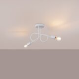 Nice Lamps Bela stropna svetilka 18x57 cm Opulent – | Shoptok.si
