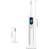 INF Sonicna električna zobna ščetka s pametnim časovnikom Grey, (22104815) | Shoptok.si