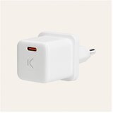 Ksix zidni punjač USB-C 20W PD, mini, ultra brzi, bijeli | shoptok.hr