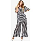 Resti Black women's pleated patterned set - Clothing Cijene