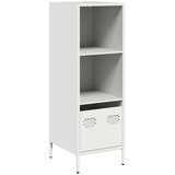  Visoka komoda bijela 35x39x103,5 cm od čelika | Eponuda.com