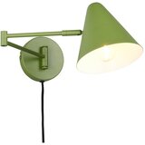  Zelena stenska svetilka z upogljivo konstrukcijo z vtikačem ø 15 cm Cosima – | Shoptok.si