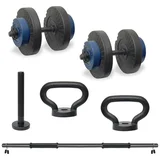 sport Tegovi set 28kg tegova 2+1 šipka i ručka za zvono