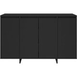  Komoda crna 120 x 41 x 75 cm konstruirano drvo | shoptok.hr