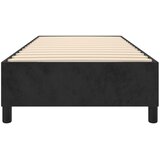  Okvir za krevet s oprugom crni 100x200 cm baršunasti | shoptok.hr