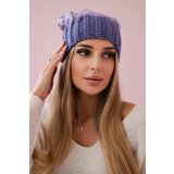 Kesi Cap with fleece Paryż K213 purple + powdered pink | Shoptok.si