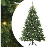  Umjetno božićno drvce s stalakom Zelena 210 cm PE i PVC | shoptok.hr