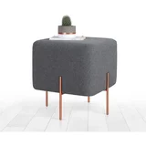 Copper 59 - Dark Grey Dark Grey Pouffe