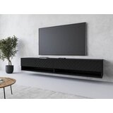 P & B nizka omarica lowa, črna, vzorec ribje kosti, led | Shoptok.si