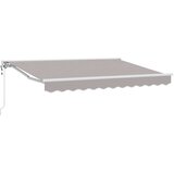  Električna retraktabilna tenda Svjetlosiva 3,5 x 2,5 m | shoptok.hr