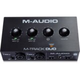 M-audio Dvokanalna USB Zvučna karta M-Track Duo, Crna u