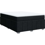 vidaXL Box spring postelja z vzmetnico črna 160x200 cm blago, (21308655) | Shoptok.si