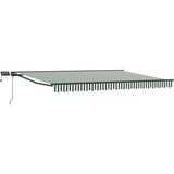  Ručni okvir tende s LED-ima Zelena i bijela 5 x 3 m - Zelena i bijela Antracit 5 x 3 m | shoptok.hr
