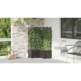 Vrtna saksija 3 pcs Smeđa 80 x 80 x 142 cm Plastika | shoptok.hr