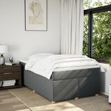  Krevet s oprugama i madracem tamnosivi 120 x 200 cm od tkanine | shoptok.hr