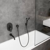 Hansgrohe 28331670 Porter S držalo za tuš ročko črno | Shoptok.si