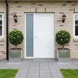  Vrtna posuda za sadnju s LED svjetlom 2 kom. Srebrna - Pocinčani čelik 50 x 50 x 48 cm 2 Cijene