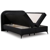 Ropez Črna boxspring postelja s prostorom za shranjevanje 140x200 cm Ornes – | Shoptok.si