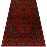 RugsX Preproge Preproga volna KASHQAI 4345 300 orientalski, okvir 80x160 cm Bordo | Shoptok.si