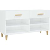 Ormarić za cipele sjajni bijeli 102x35x55 cm konstruirano drvo | shoptok.hr