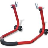 vidaXL podupirač za Motocikl,stražnji kotač,crvena boja | shoptok.hr