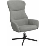  Stolica za opuštanje svjetlosiva baršunasta | shoptok.hr