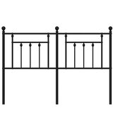  Metalno zamjensko uzglavlje crno 140 cm | Eponuda.ba