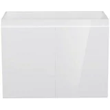 CAMARGUE espacio kupaonski ormarić za nasadni umivaonik (80 x 46 x 60 cm, 2 vrata, gama bijela sjaj)