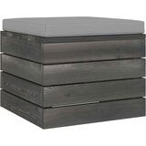  Garnitura iz palet 2-delna z blazinami trdna borovina | Shoptok.si