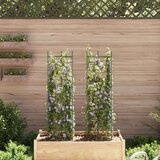 vidaXL Mreža za paradižnik 2 kosa 116 cm jeklo in PP | Shoptok.si
