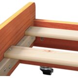  Krevet Smeđa Čvrsto drvo 90 x 190 cm Izdržljivo | shoptok.hr