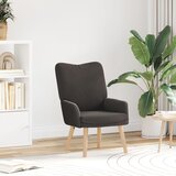 vidaXL Sprost chair Temno siva vlakna, podobna volni | Shoptok.si