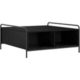  Stolić za kavu Crni hrast 90 x 90 x 41 cm Konstruirano drvo - Crni hrast 90 x 90 x 41 cm | shoptok.hr
