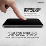 X-ONE Full Cover Extra Strong Tempered Glass Matte - za iPhone 15 Pro (polno lepilo) črna | Shoptok.si