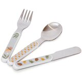 Petit Monkey Pribor za jelo set - životinje - pastelna plava Cene