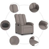  Električni naslonjač na podizanje od tkanine smeđesivi | shoptok.hr