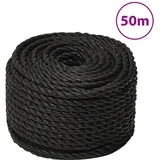 Radno uže crni 14 mm 50 m od polipropilena
