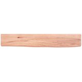  Zidna polica svjetlosmeđa 60 x 10 x 4 cm od obrađene hrastovine | shoptok.hr