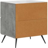  Noćni ormar 2 kom. Betonska siva 43 x 34,5 x 47,5 cm | shoptok.hr